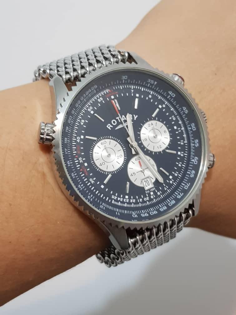 Rotary Swiss Pilot chronograph