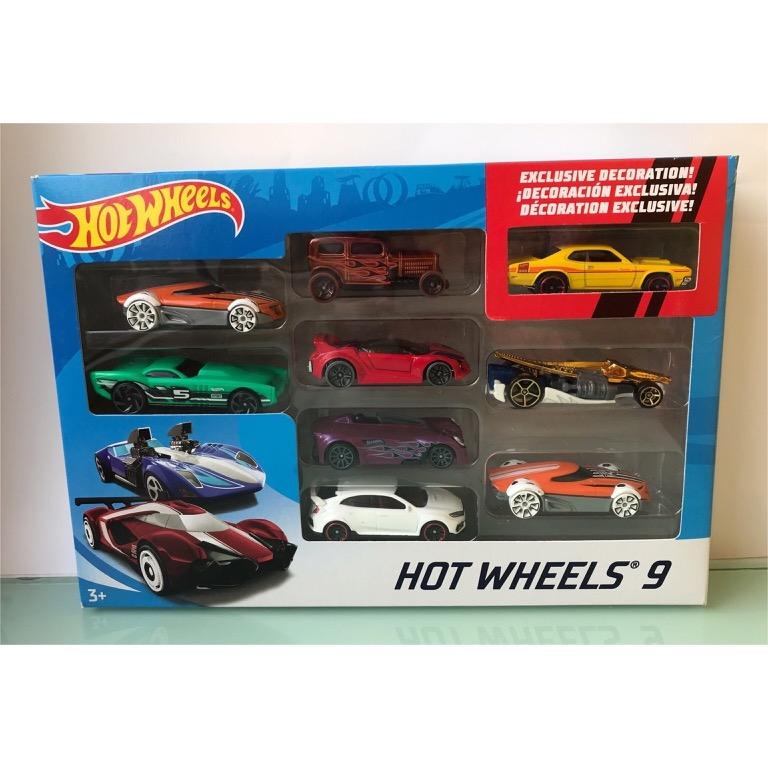 hot wheels 9 car gift pack