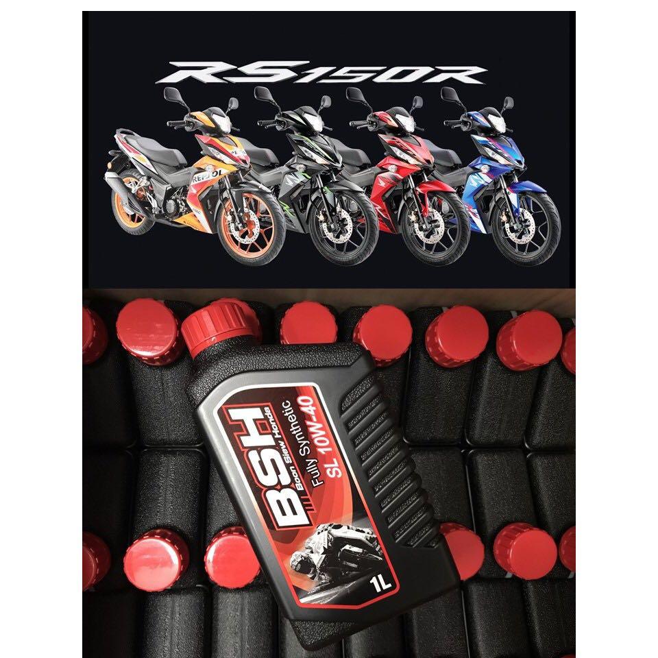 Sc126 Minyak Hitam Motor Enjin Boon Siew Honda Bsh Fully Synthetic 4t Rs150r Dash Rs150 10w 40 Engine Oil Api S Auto Accessories On Carousell