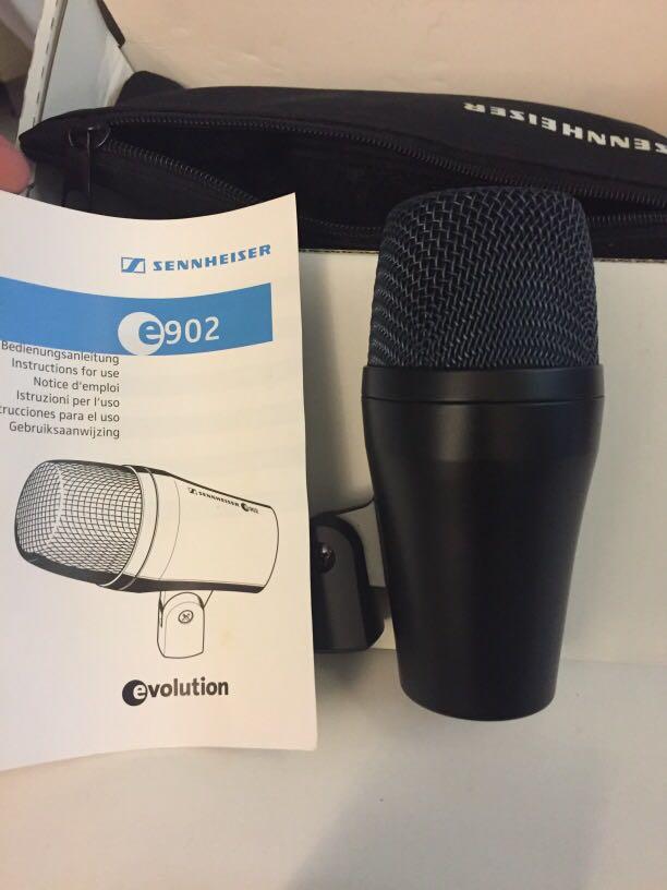 Sennheiser Microphone E902, Audio, Headphones & Headsets on Carousell