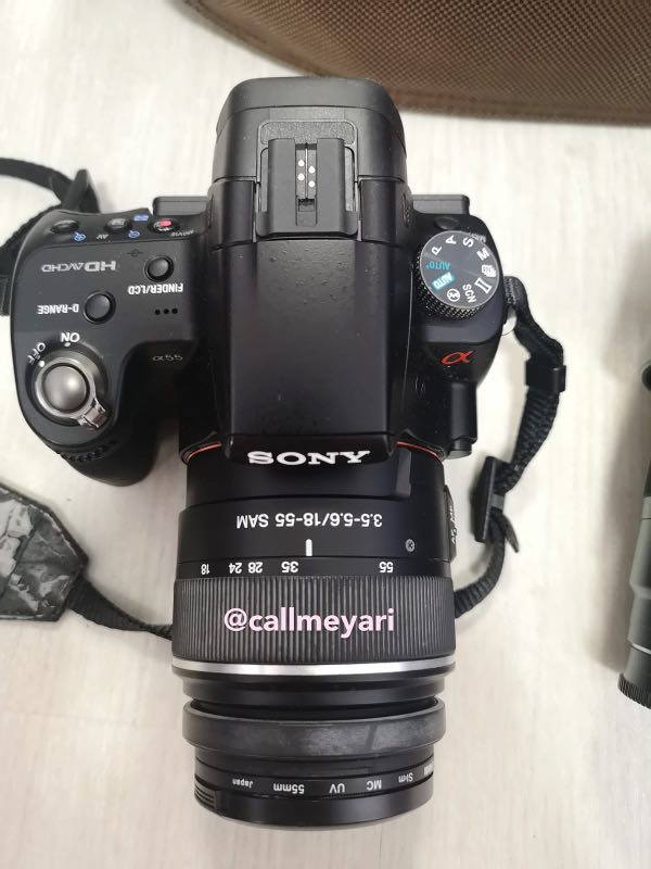 Sony SLT Alpha A55 DSLR, Photography, Cameras on Carousell