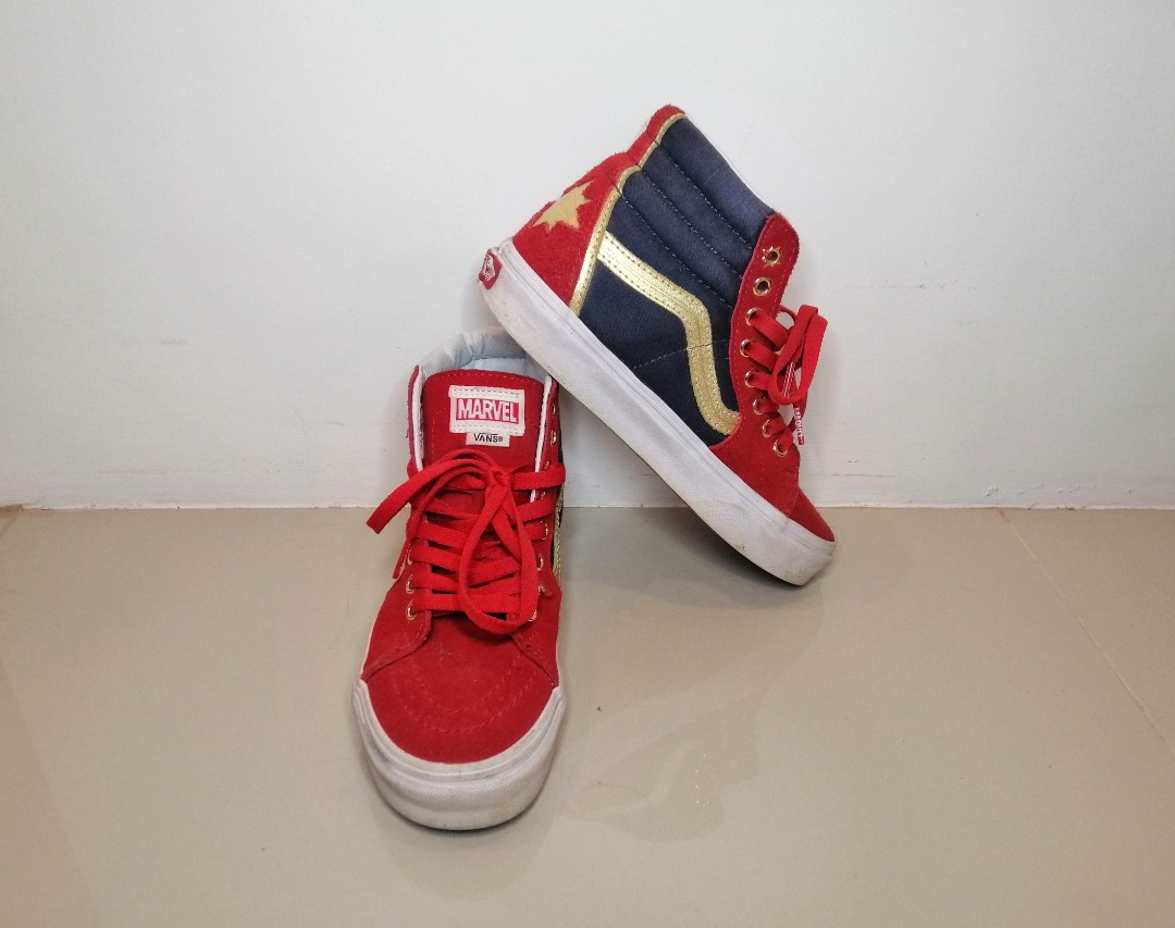 marvel high top vans