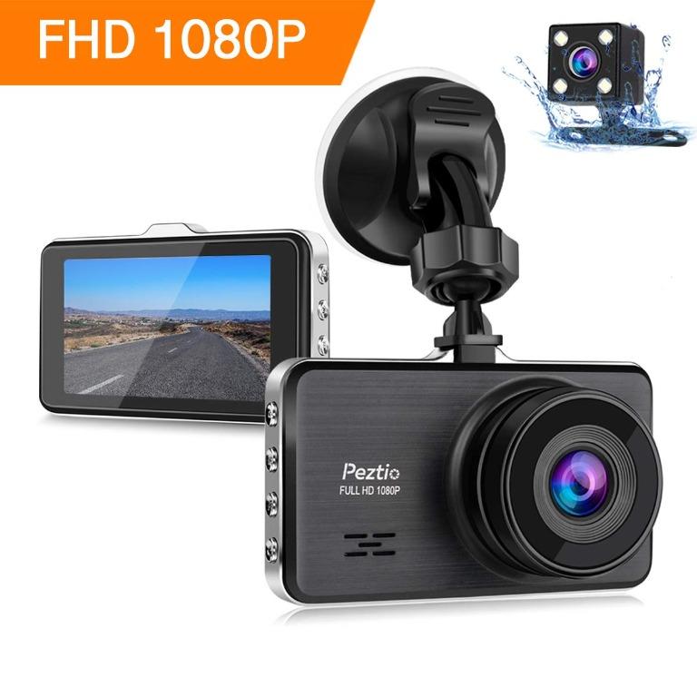 PEZTIO Full HD 1080P Dash Cam w LCD Screen - Works - Main Unit Only