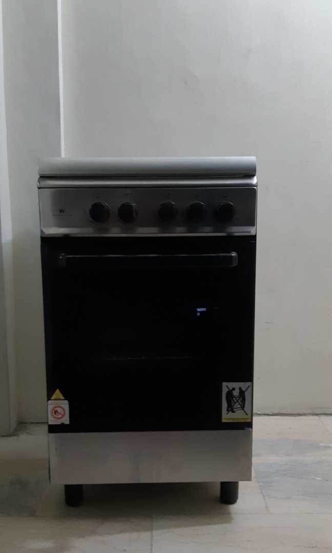White Westinghouse Wcg540xg 50cm Range 4 Gas Burners With Oven Home Furniture Home Appliances Other Kitchen Appliances On Carousell