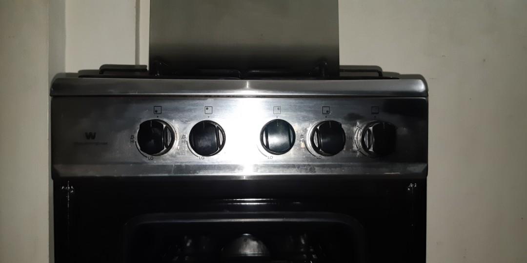 WhiteWestinghouse WCG540XG 50Cm Range 4 Gas Burners with Oven, TV