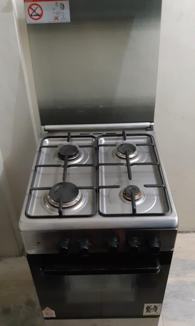 White-Westinghouse WCG540XG 50Cm Range :4 Gas Burners with ...