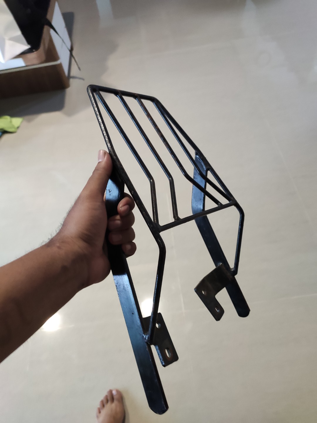 Yamaha spark rack, Motorcycles, Motorcycle Accessories on Carousell