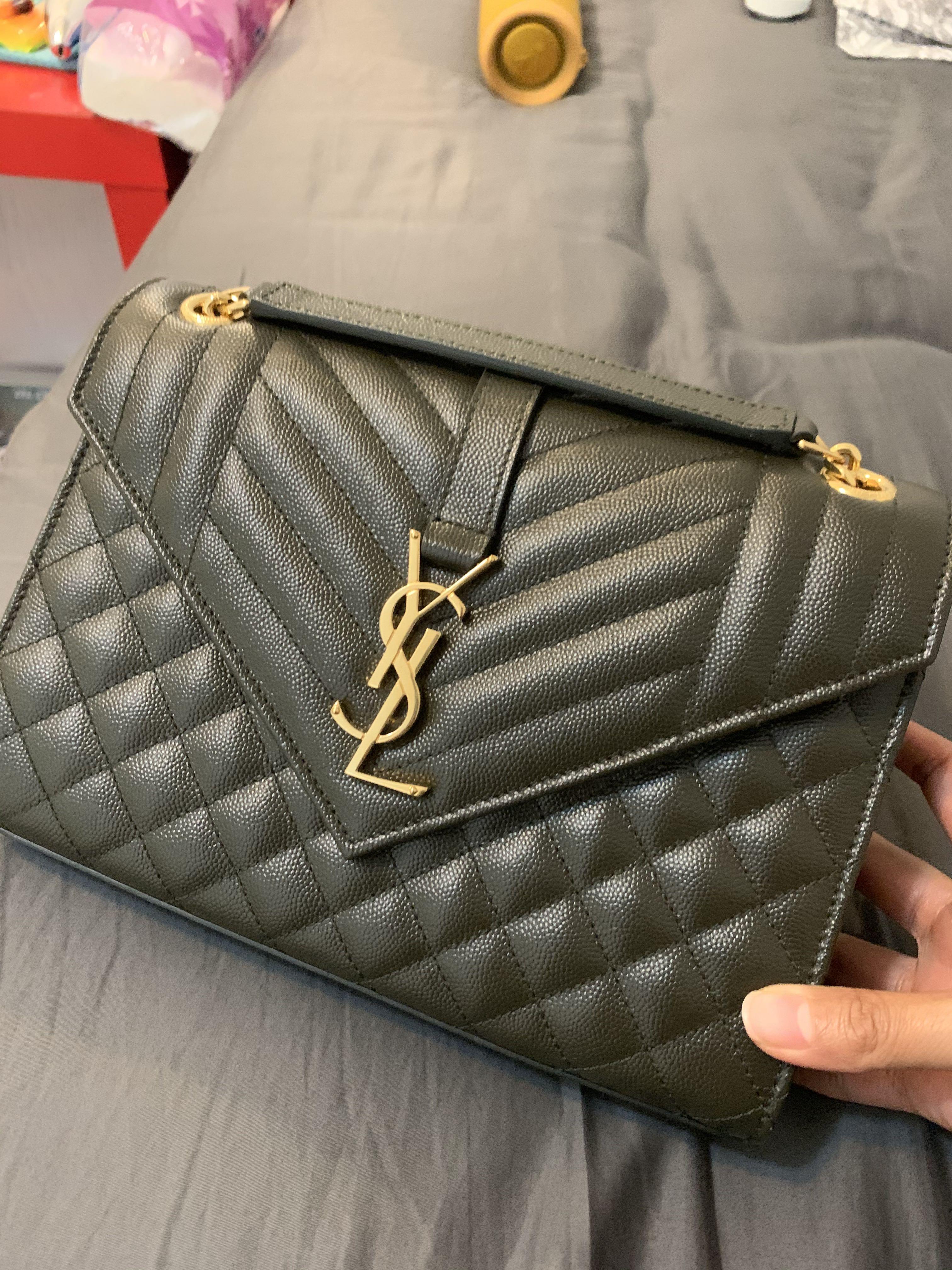 YSL (Saint laurent) envelope medium bag, Women's Fashion, Bags