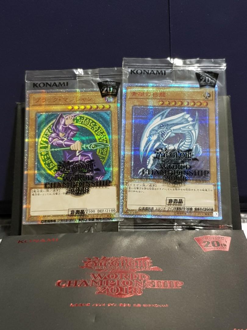 WCS Blue-Eyes White Dragon & Dark Magician • 2018-JPP01 / 2018-JPP02 •  Yugioh!