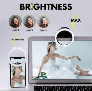 USB Charge LED Selfie ring light