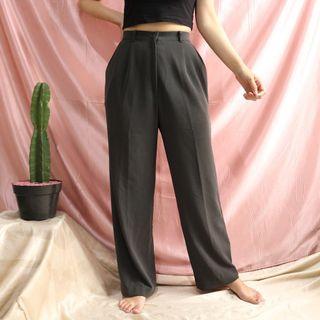 V25-Gray HW Pants