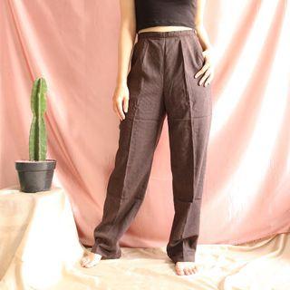 V25-Stripes Brown HW Pants