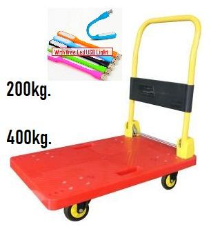 ​​​High Capacity Plastic Pushcart Handtruck Trolley