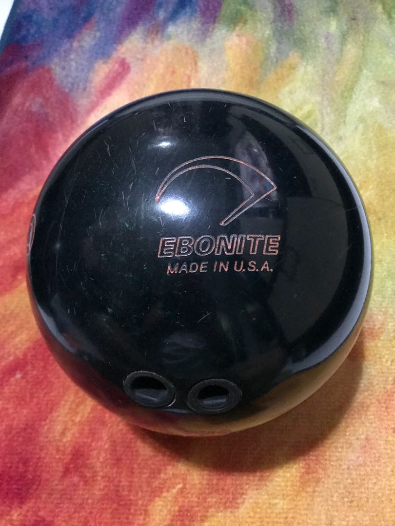 13.35 lbs Ebonite Nitro RH Bowling Ball, Sports Equipment, Sports