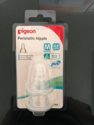 Pigeon Peristaltic Nipple M size 