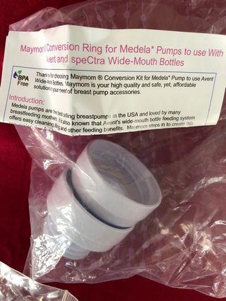 Maymom conversion ring for medela pump to advent spectra wide mouth