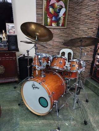 Gretsch Drums Catalina Maple Shell Pack + Meinl Byzance Cymbals