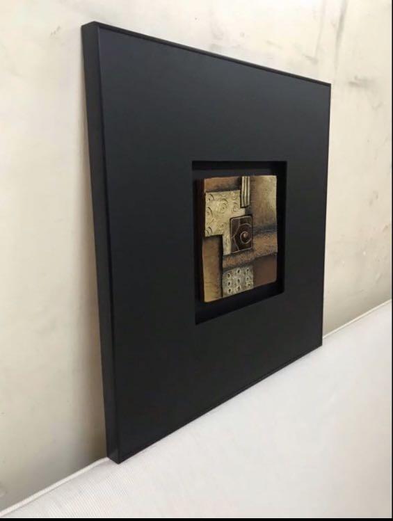 24 x 24 inches modern decorative artwork new (Category: Wall Decor) located in Makati City. Submitted by turnintocash (Listing ID 273993147, Image 3). Description: new with box 70% off original price excess inventory / closed outlet 09178217291.