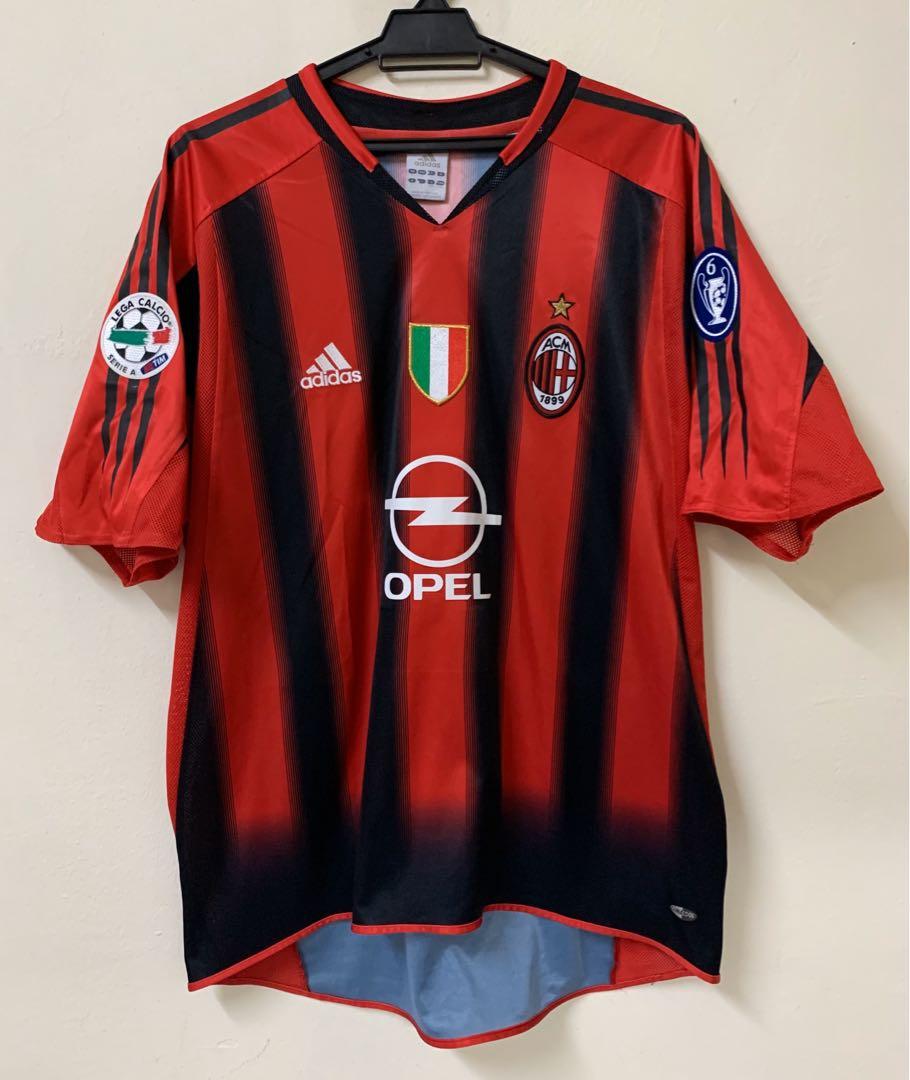 Jersey milan 2004 sales