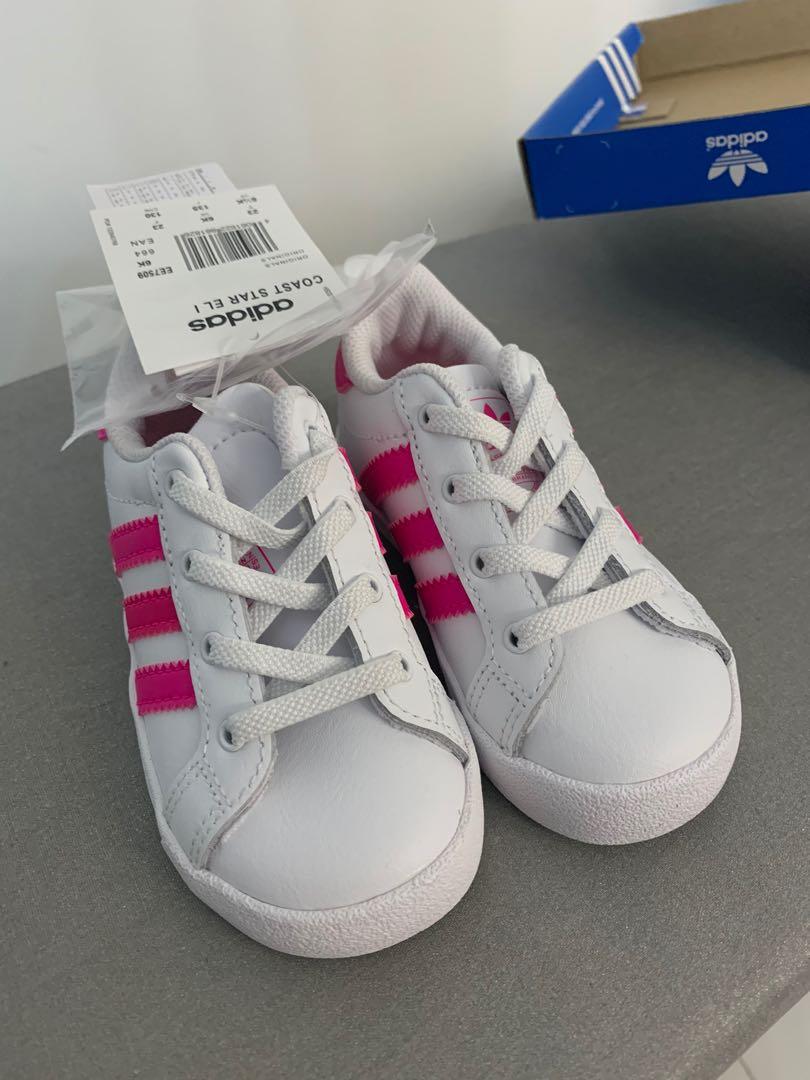 Adidas shoe girls coastar UK 6 infant Babies Kids Babies Kids Fashion on Carousell