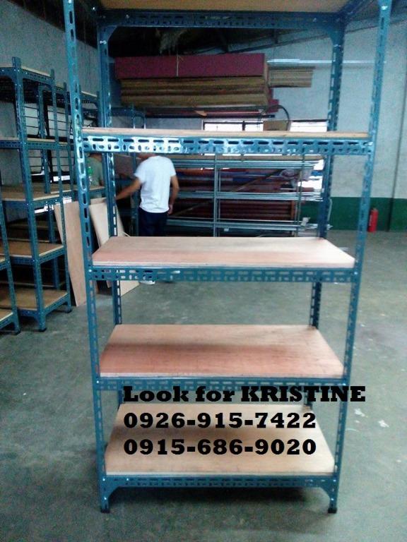 Adjustable steel shelves Korean brand open type steel rack, Furniture ...