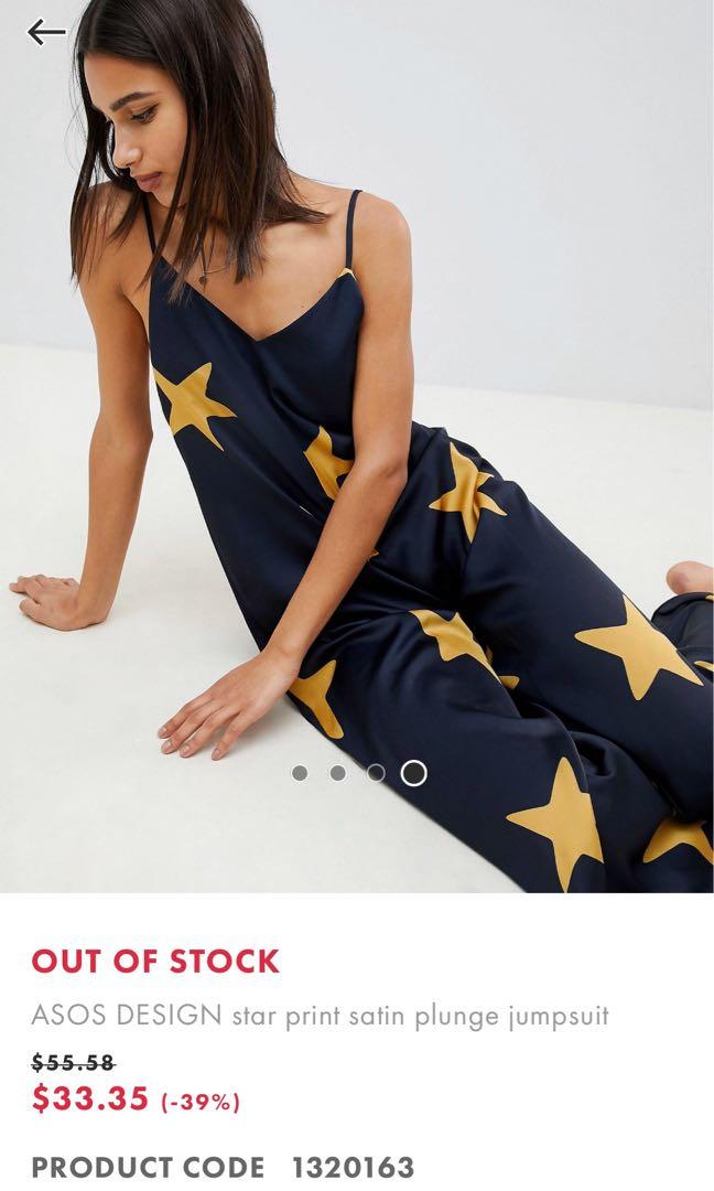 Asos star jumpsuit discount