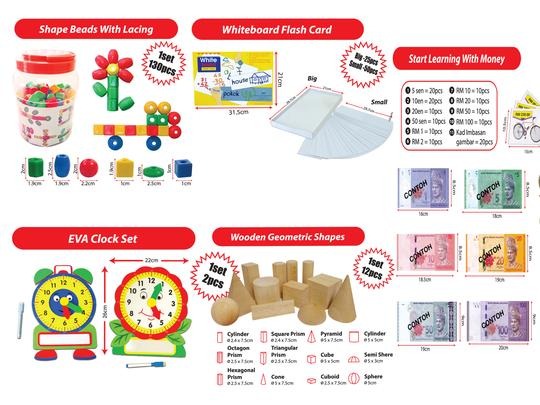 B - Pakej Program Linus ( Numerasi ), Hobbies & Toys, Stationery ...
