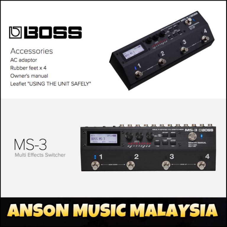 Boss Ms 3 Multi Effects Switcher Ms3 Music Media Music Accessories On Carousell