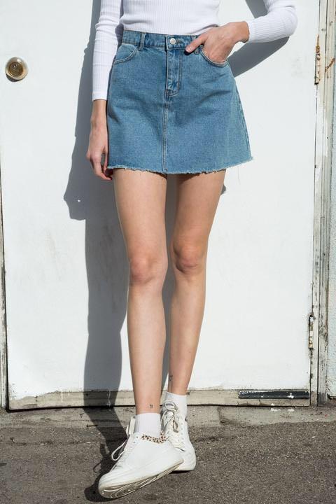 Brandy melville shop juliette denim skirt