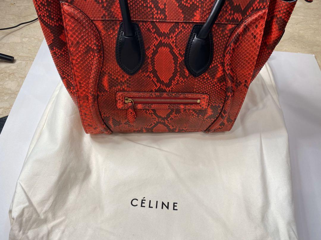 Celine snakeskin outlet bag
