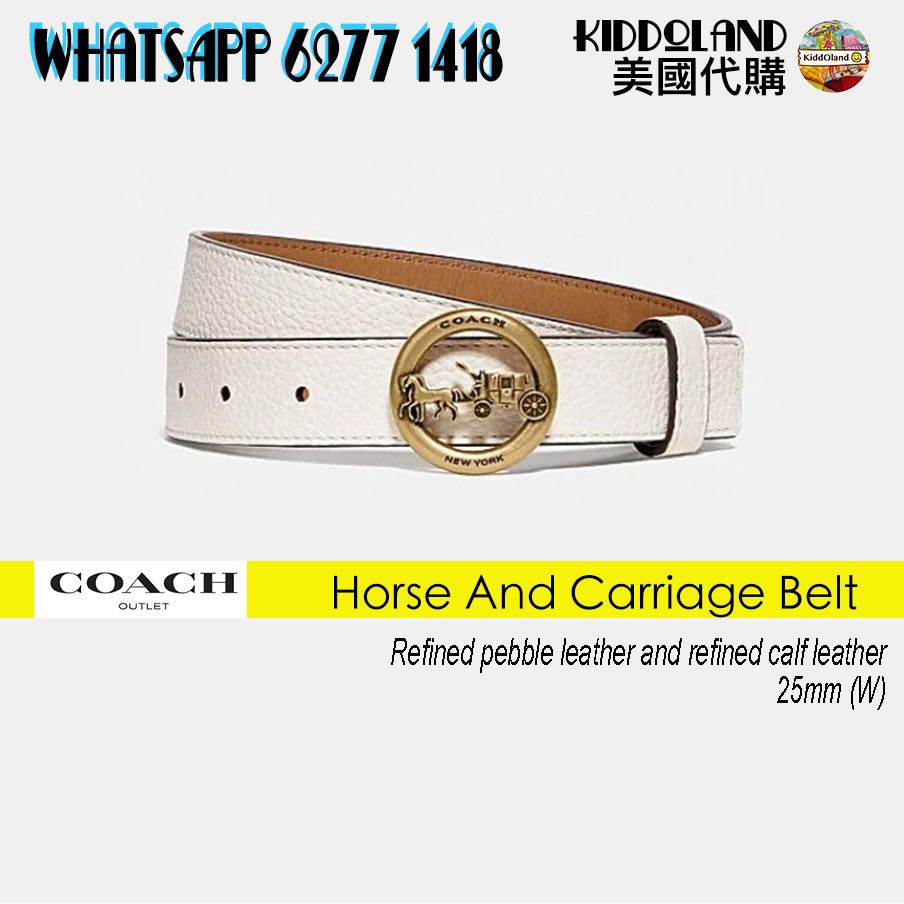 Coach belt, 女裝, 手錶及配件, 腰帶 Carousell