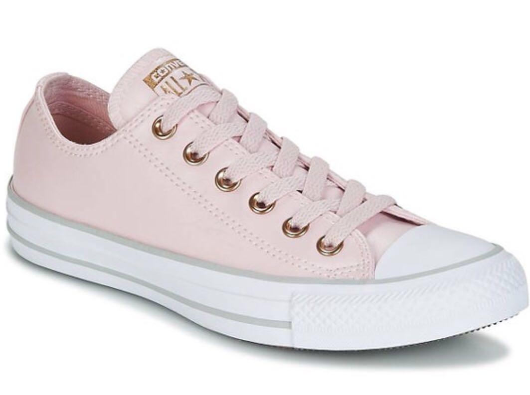 converse chuck taylor leather pink