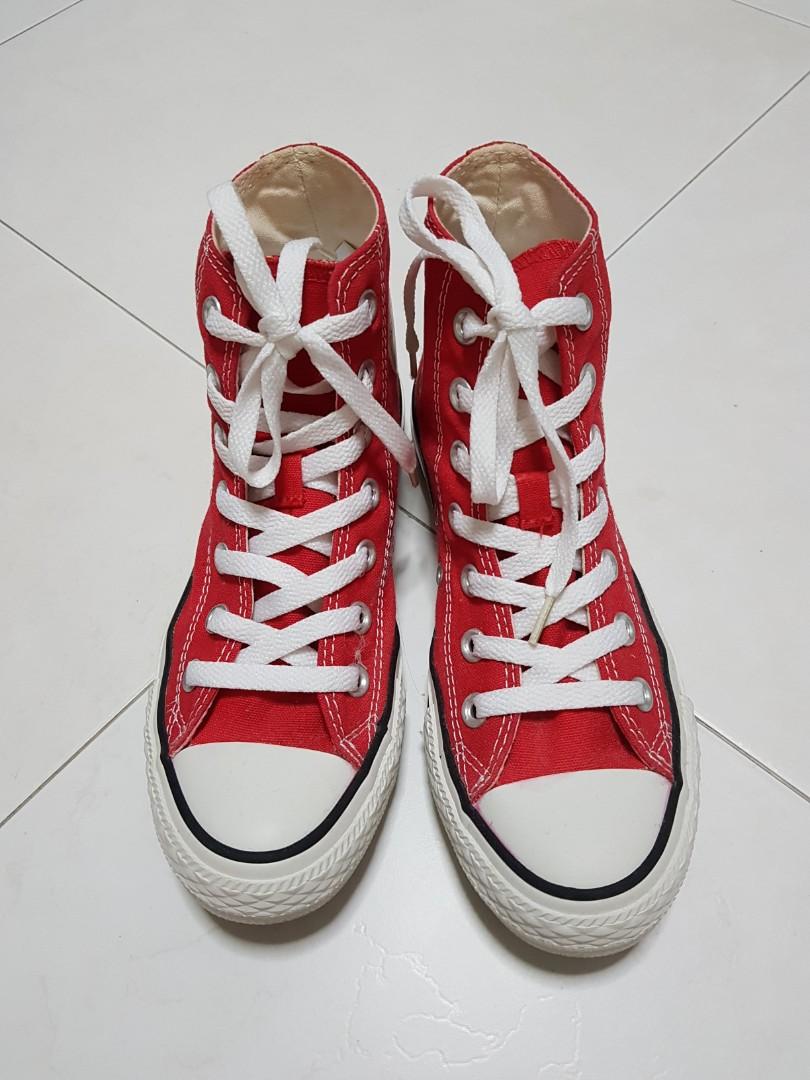 Converse Red All Star, Men's Fashion 