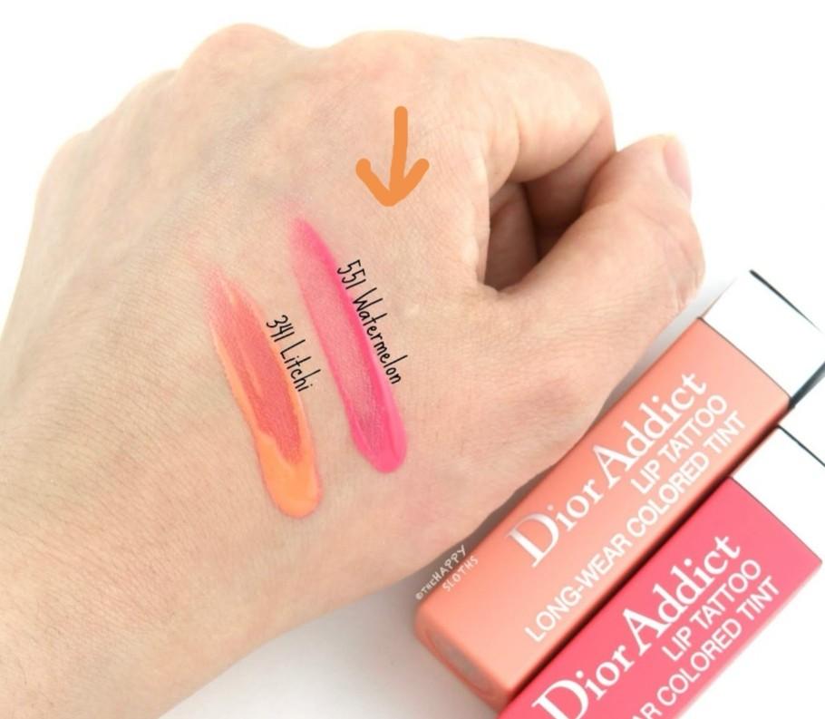 Dior Addict Lip Tattoo long wear colored tint 551