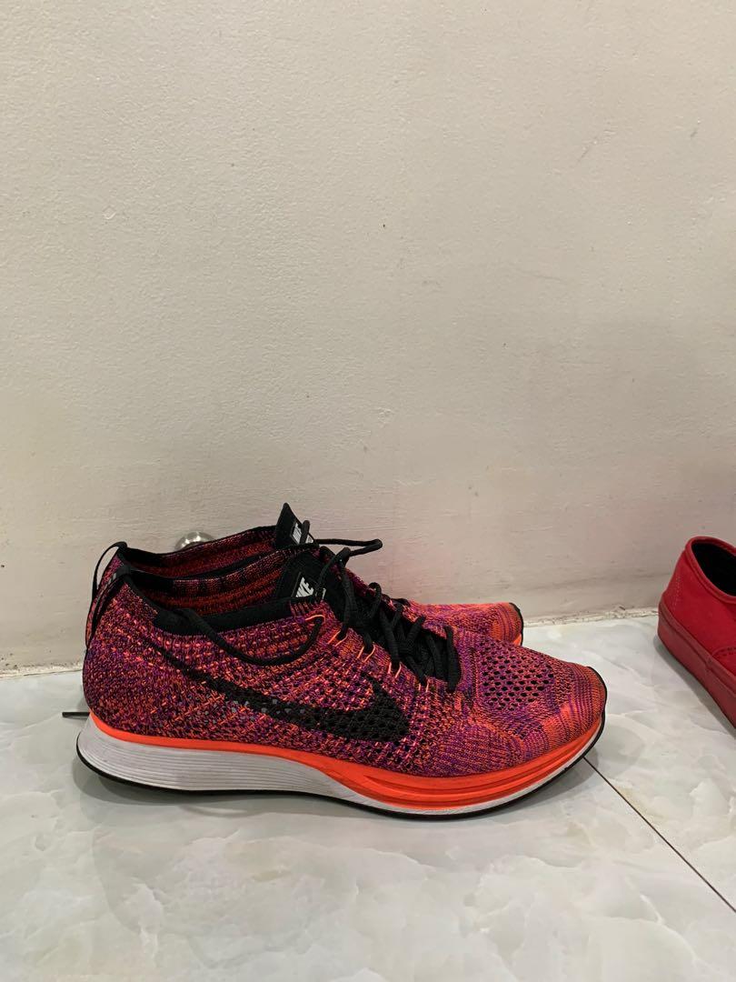 flyknit racer fireberry