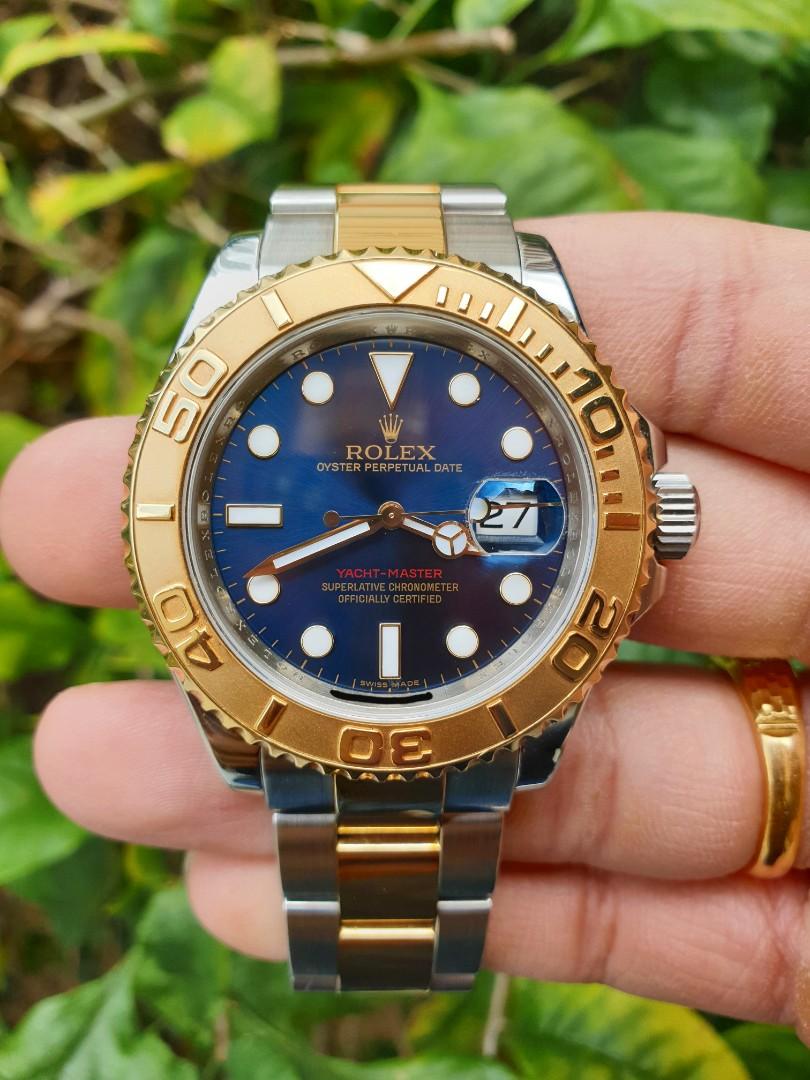 ROLEX - #Rolex Yacht-Master 40 in 904L steel with a rotatable