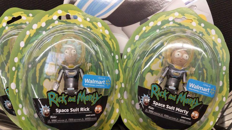 Funko Rick & Morty Walmart Exclusive Space Suit Action Figure 