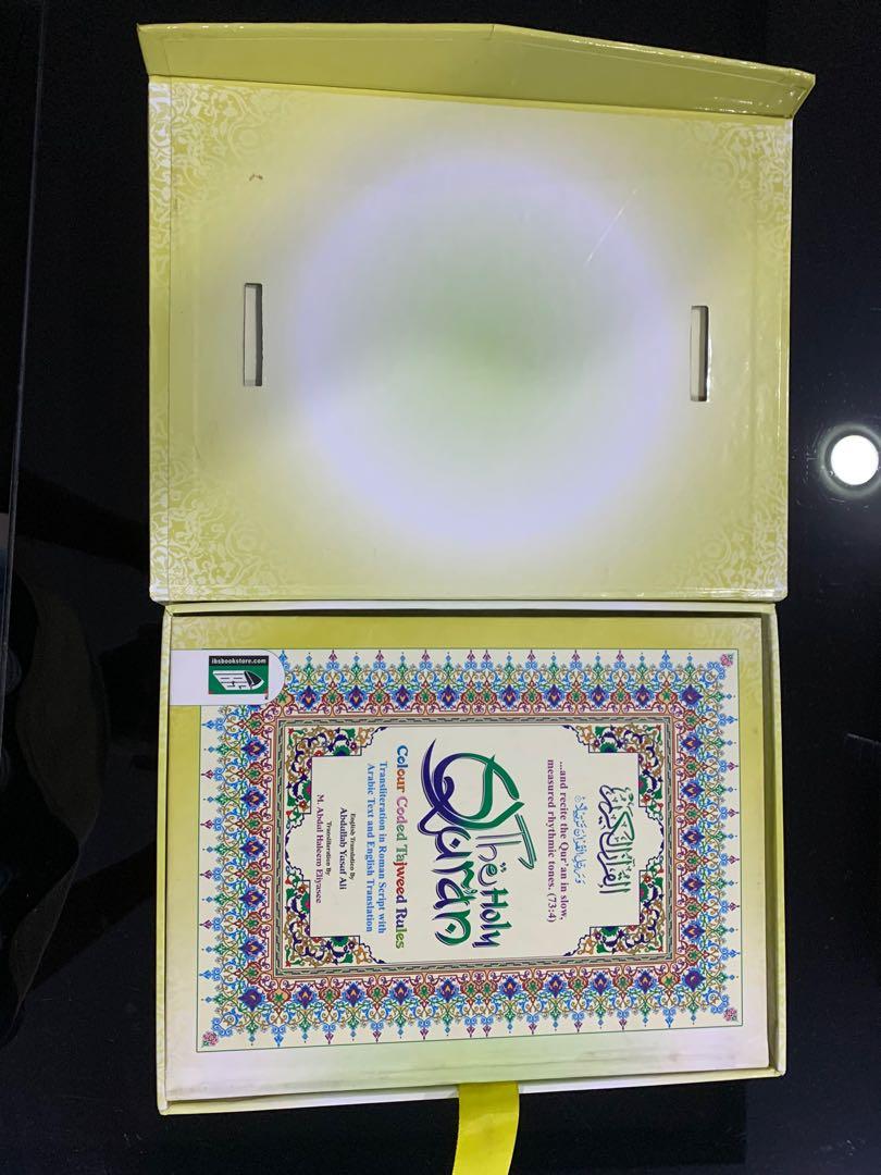 Holy Quran Colour Coded With Roman English Transliteration Color Coded Tajweed Rules Hobbies Toys Memorabilia Collectibles Religious Items On Carousell