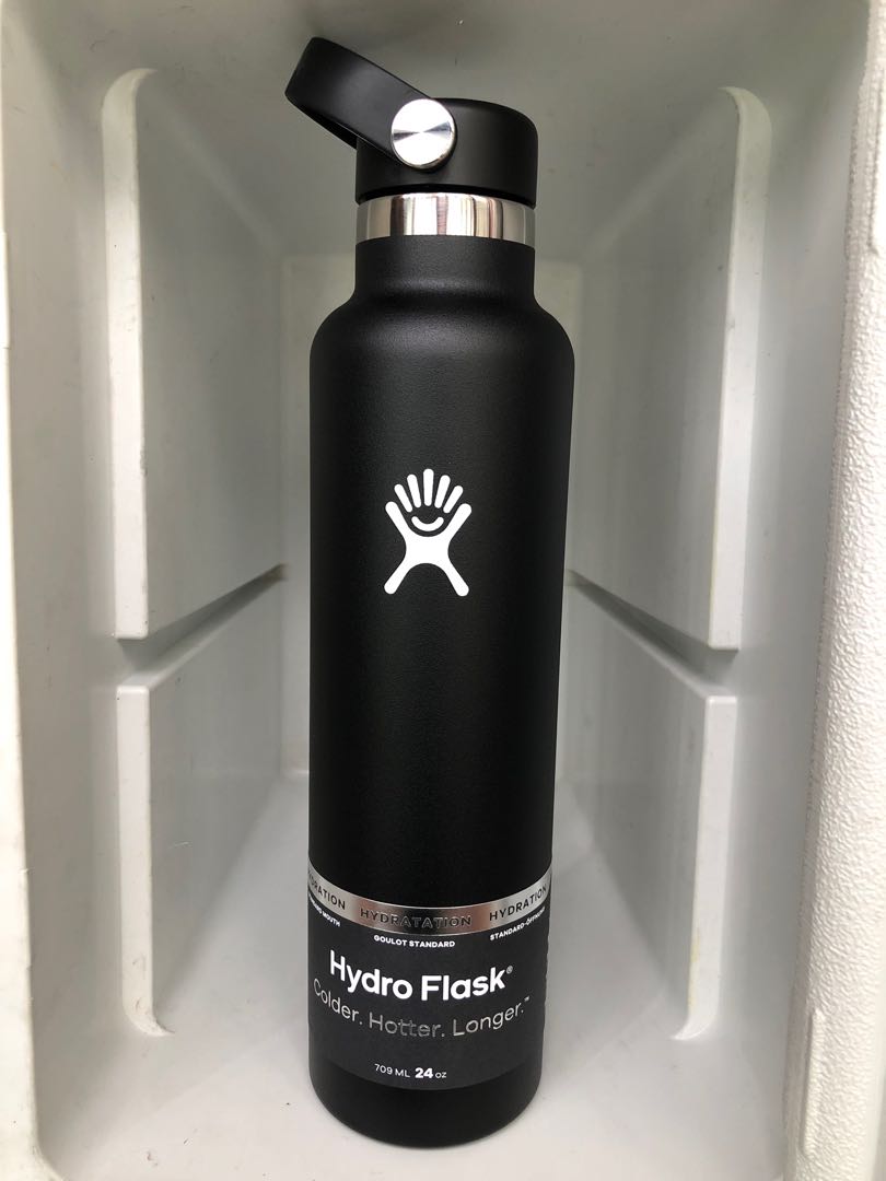 24 oz sale black hydro flask