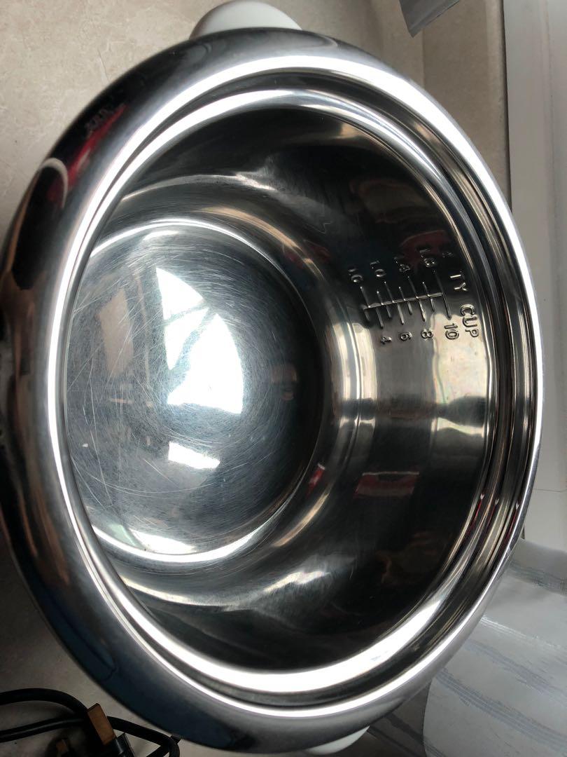 Iona stainless steel rice cooker cum steamer (1.8L), TV & Home