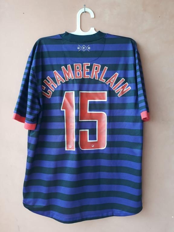 Jersey Arsenal Away 2012 13 15chamberlain Fesyen Pria Pakaian Atasan Di Carousell
