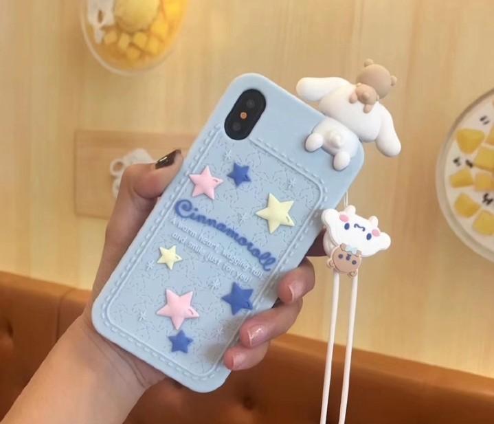 Sanrio Phone Case with Mirror & Dangle Charm – GoodChoyice