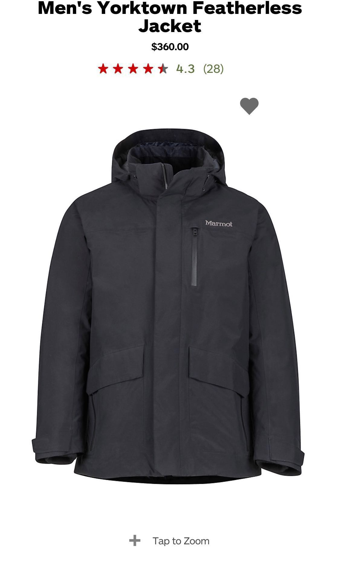 Marmot yorktown jacket deals