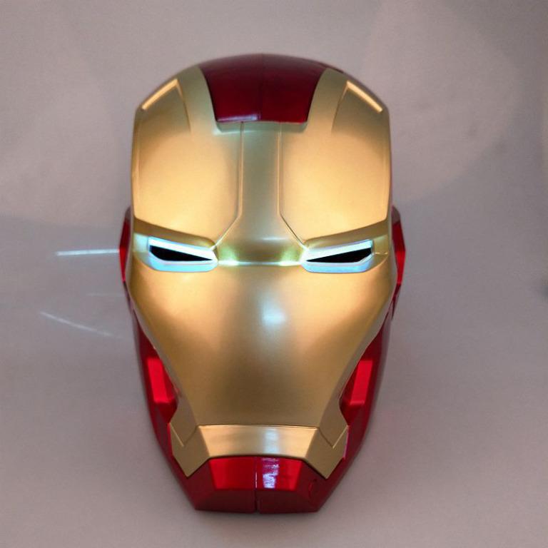 Marvel Avengers Ironman Iron Man Armor Helmet Head Face Mask Cosplay