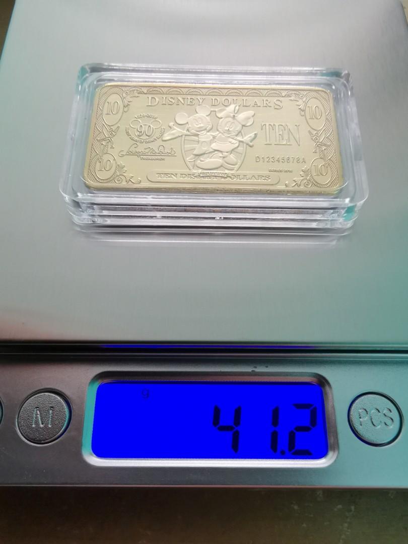 Mickey Mouse Gold Bar, Women's Fashion, Jewelry & Organisers, Precious