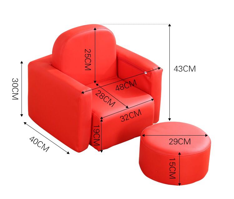 Mini Child Sofa w Reading Table, Babies & Kids, Baby Nursery & Kids