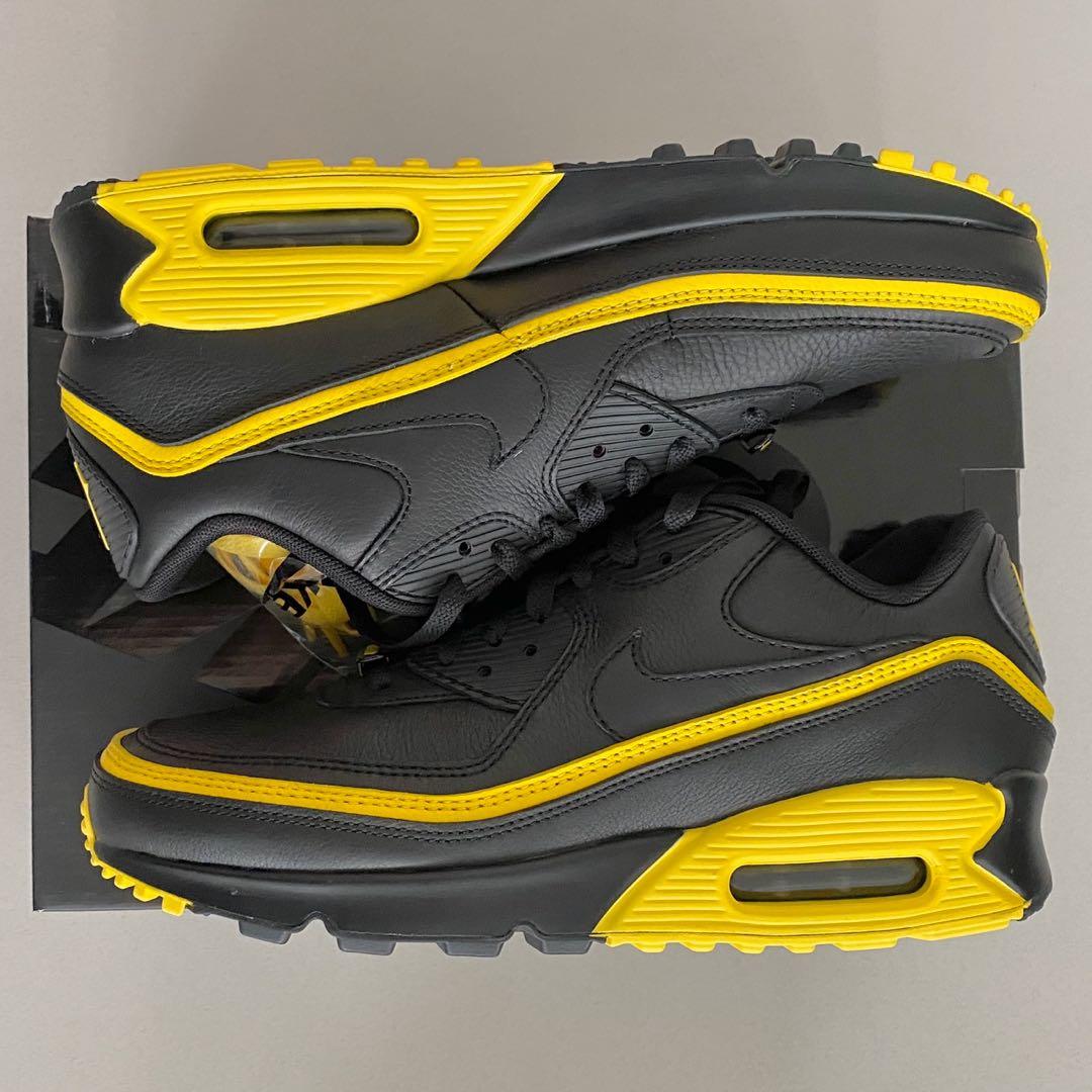 black and yellow air max 90