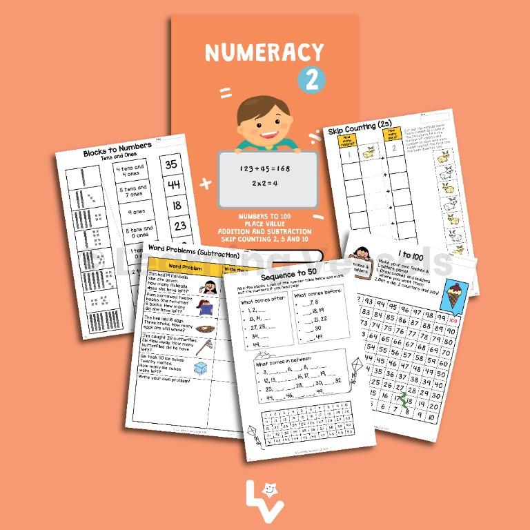 *CURRENTLY OOS* Numeracy Books Set, Hobbies & Toys, Books & Magazines ...