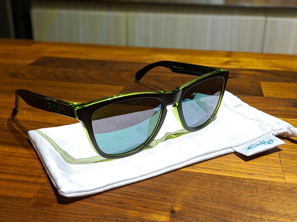 Oakley frogskins jade iridium top
