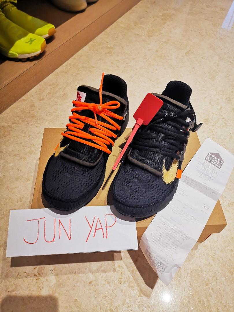 Off white nike presto Men s Fashion Footwear Sneakers on Carousell
